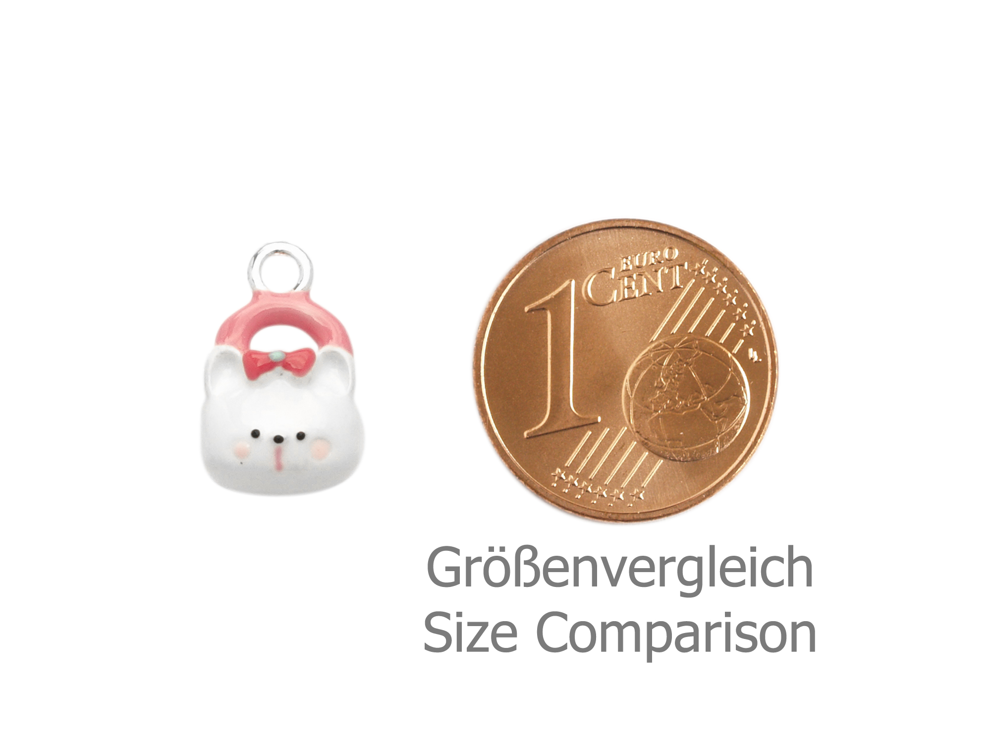 kleiner-Charm-Anhaenger - Größenvergleich