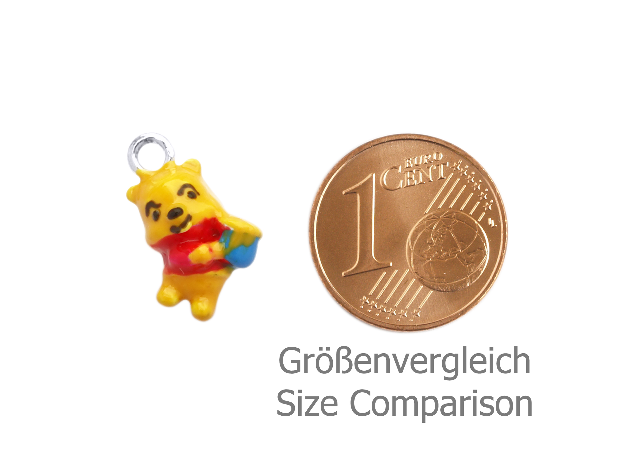 kleiner-Charm-Anhaenger - Größenvergleich