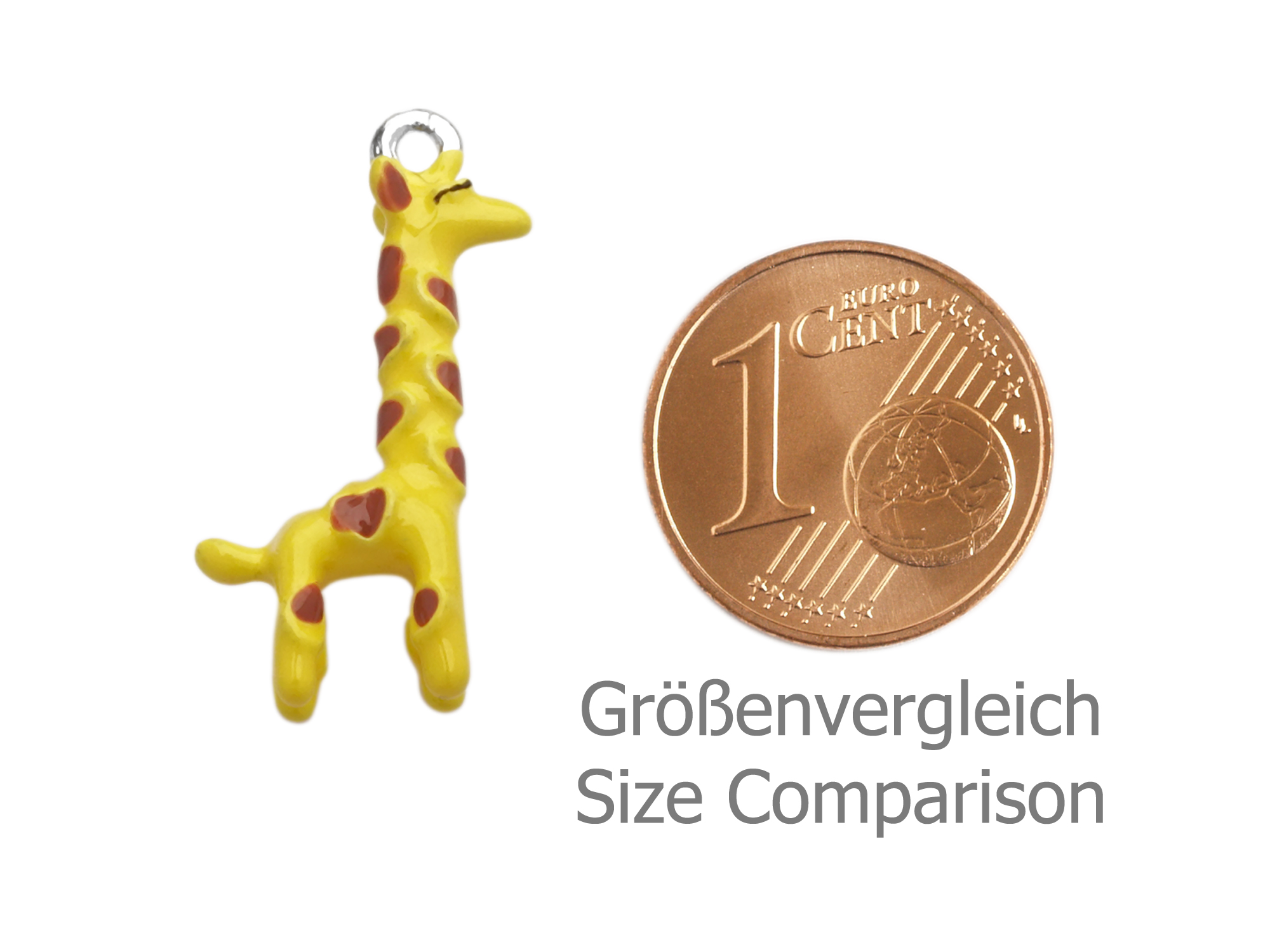 kleiner Giraffen Anhänger, Schmuck Anhänger Giraffe - Größen