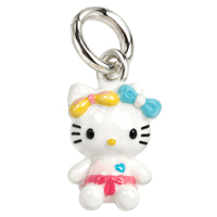 kleiner 3D Anhänger Hello Kitty ~15x10mm