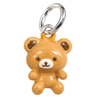 kleiner 3D Anhänger Teddybär ~16x11mm