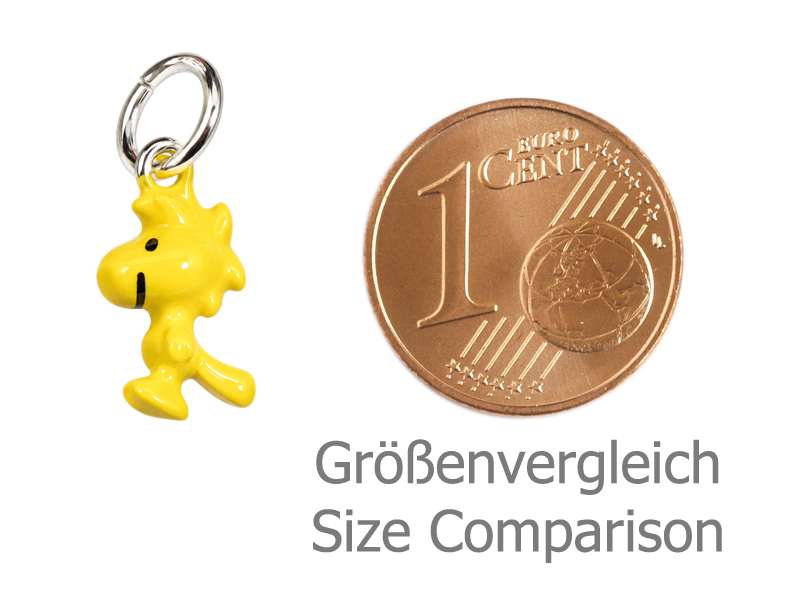 niedlicher kleiner Woodstock Anhänger zum Schmuckmachen - Gr