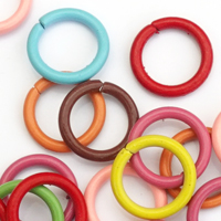 50 Stk. offene Ringe 8mm/1,2mm Farbenmix