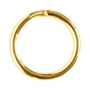 5 Stk. Spaltringe für Schlüsselbund 15mm AD gold